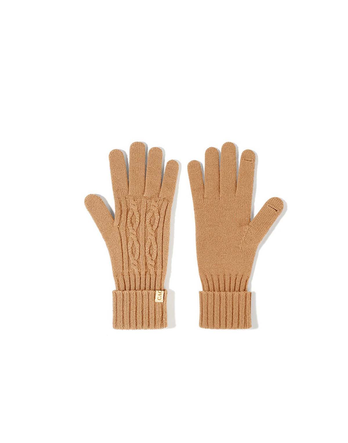 Women's Pure Wool Warm Knitted Gloves-g5